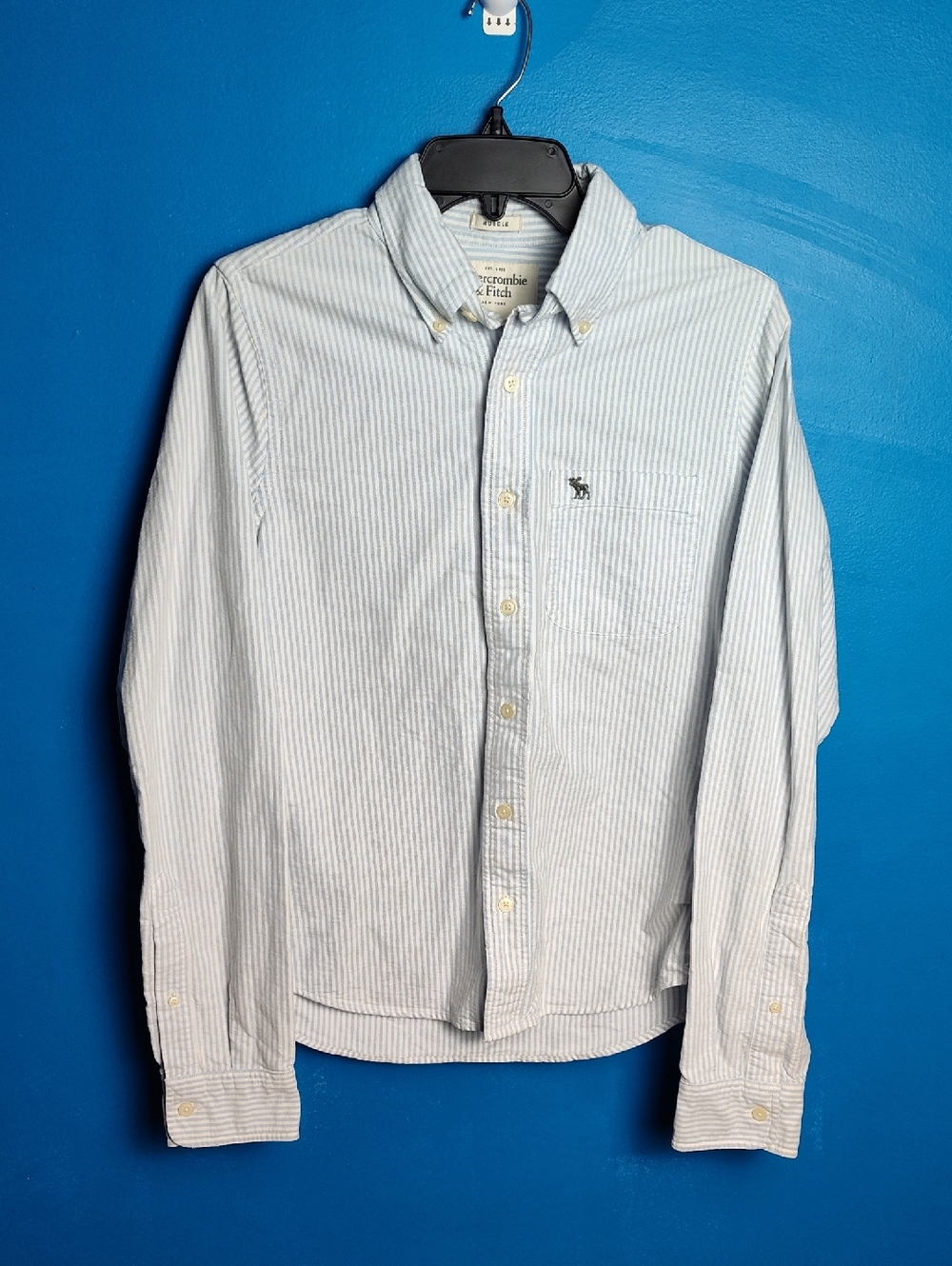 Abercrombie & Fitch Men's Casual Button-down Shirt Muscle Size Small